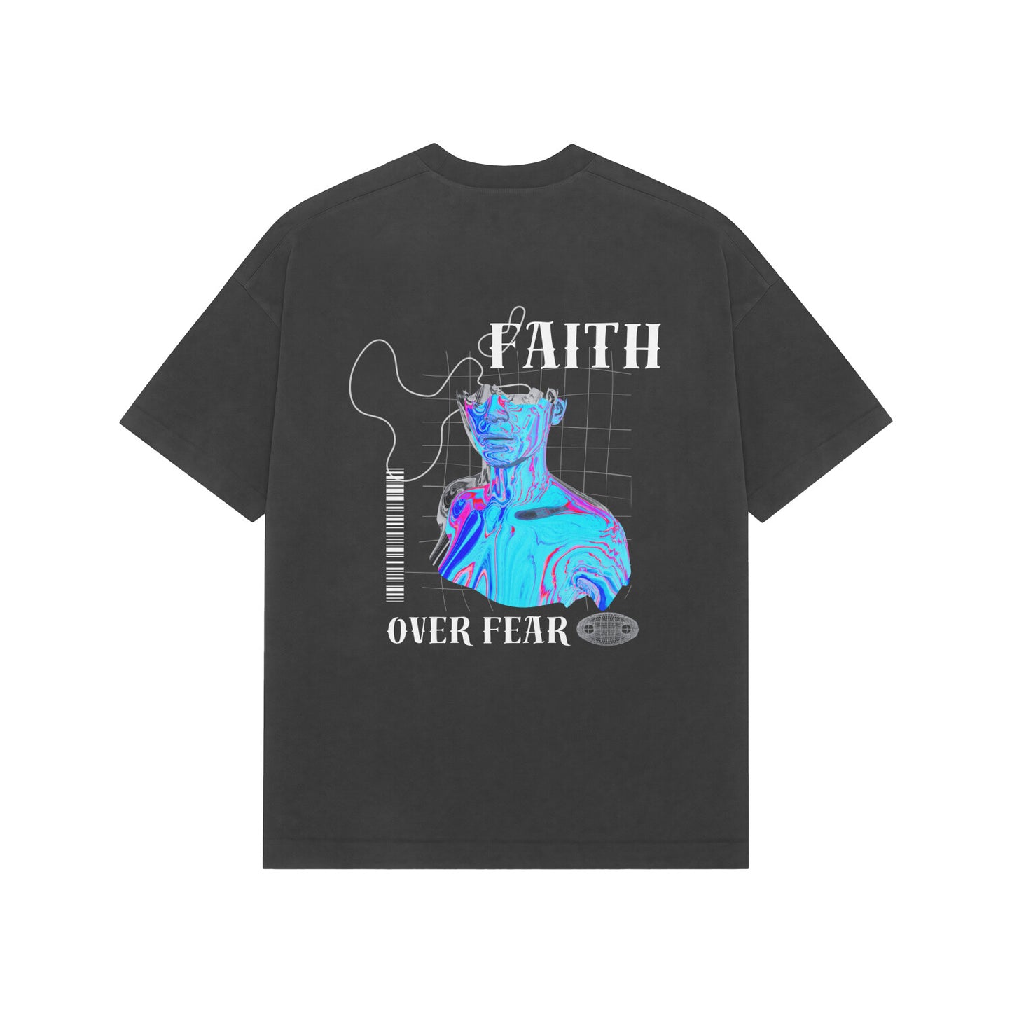 Premium Faith Over Fear Oversized T-Shirt