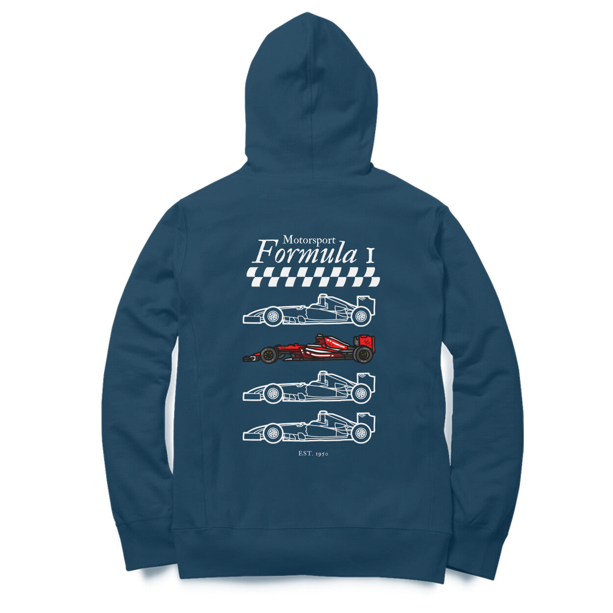 F1 Est. 1950 Hoodie Black/Blue