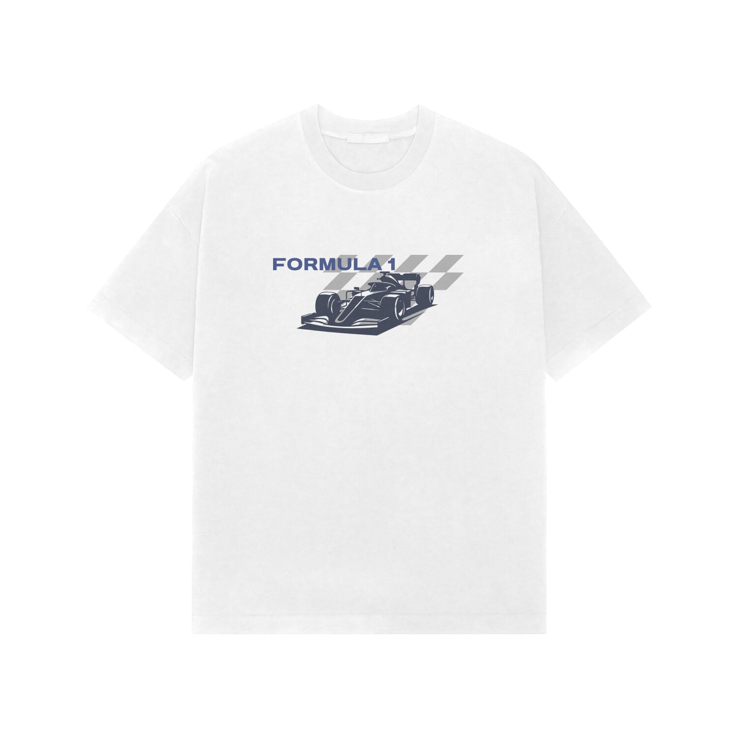 Premium Formula 1 Oversized T-Shirt White