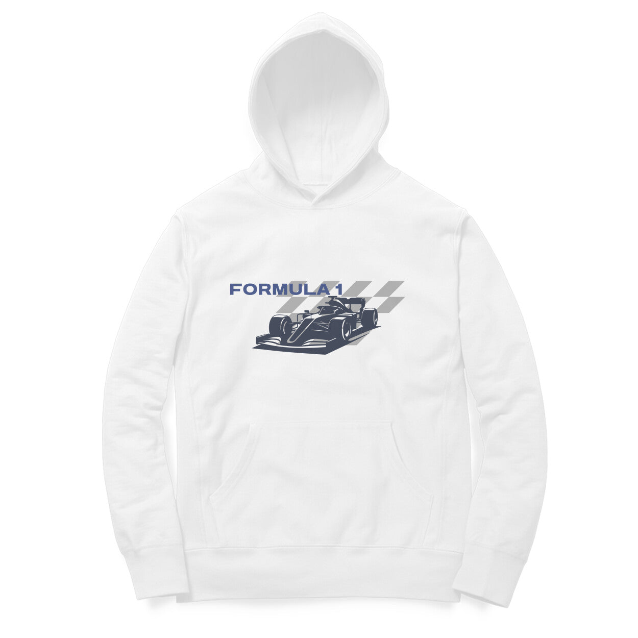 F1 Hoodie White