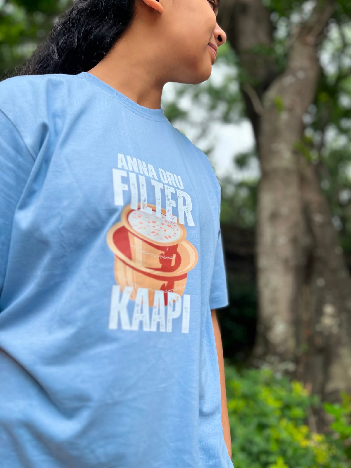 Regular Oversized T-Shirt: Filter Kaapi