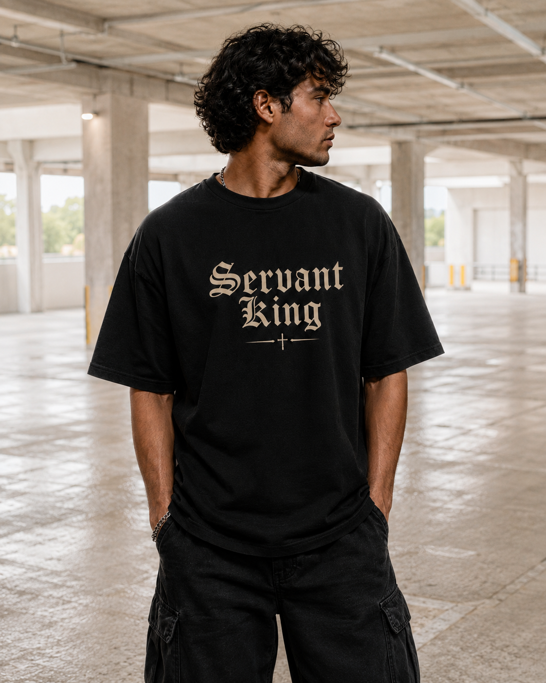 Oversized Tshirt: Servant King
