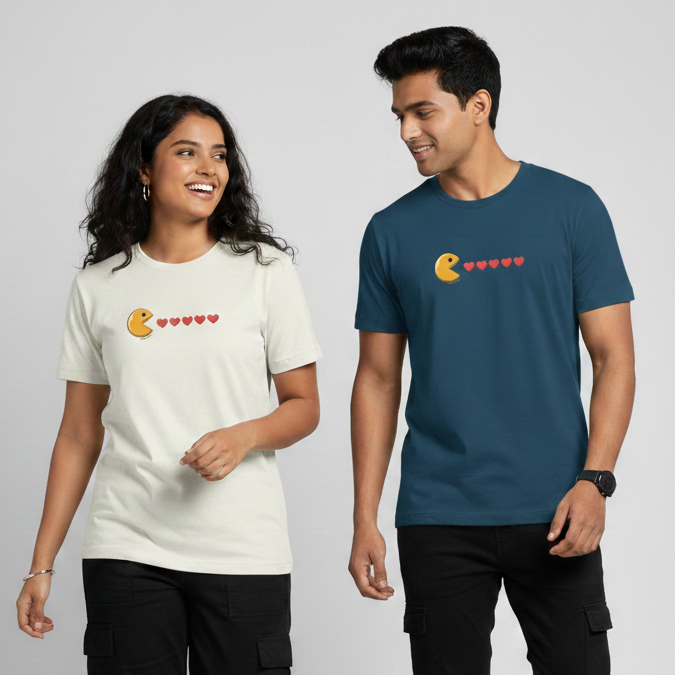 Pacman T-Shirt Valentine's Day