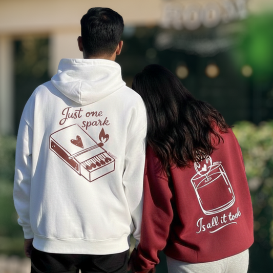 Just One Spark/Is All It Took Hoodie (Valentine's Day)