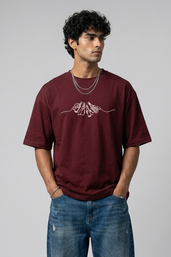 Regular Oversized T-Shirt: Sa Re Ga Ma