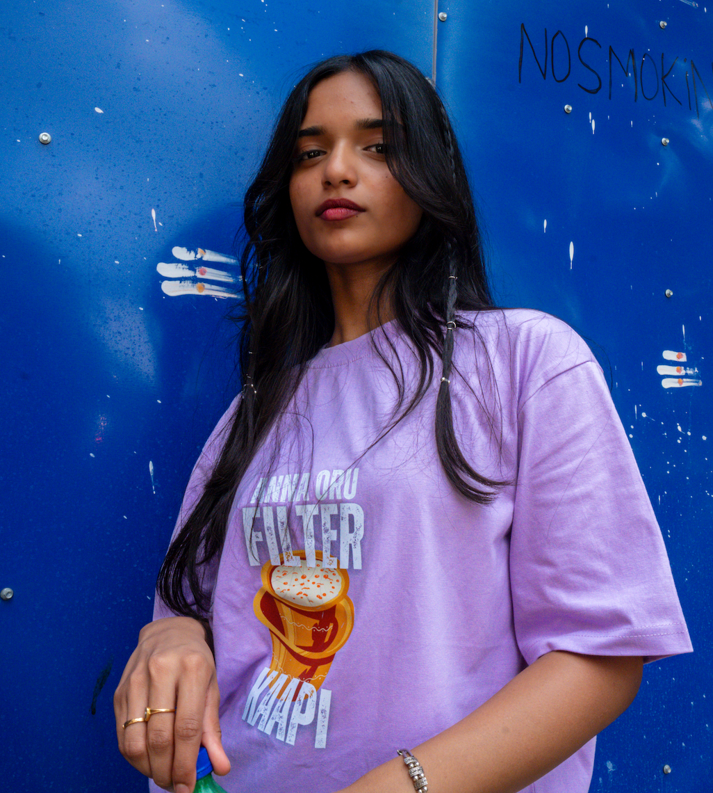 Regular Oversized T-Shirt: Filter Kaapi