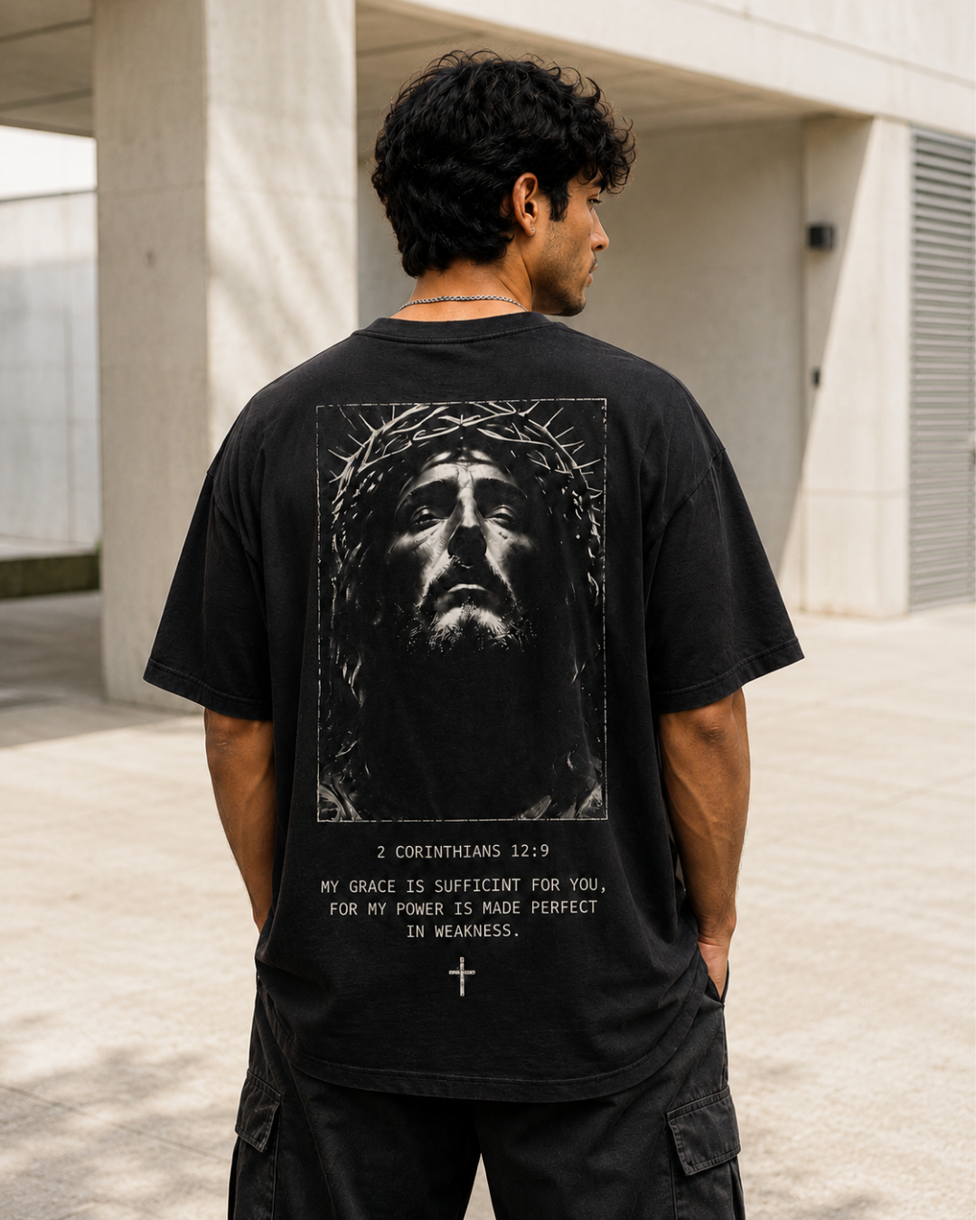 Oversized Tshirt: Grace over Fear
