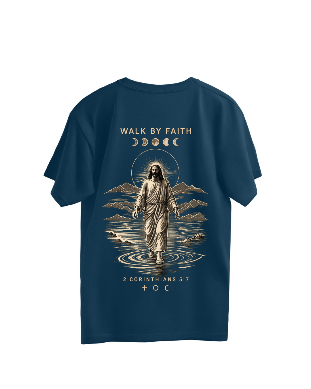 Oversized Tshirt: Walk by Faith