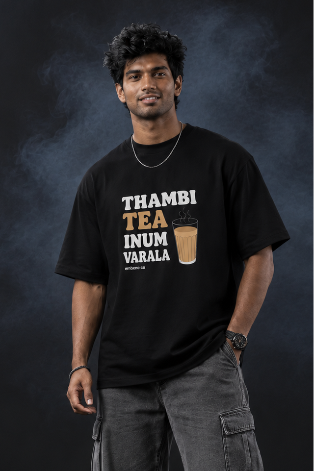 Regular Oversized T-Shirt: Thambi Tea