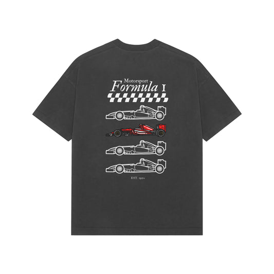 Premium F1 Est. 1950 Oversized T-Shirt Black