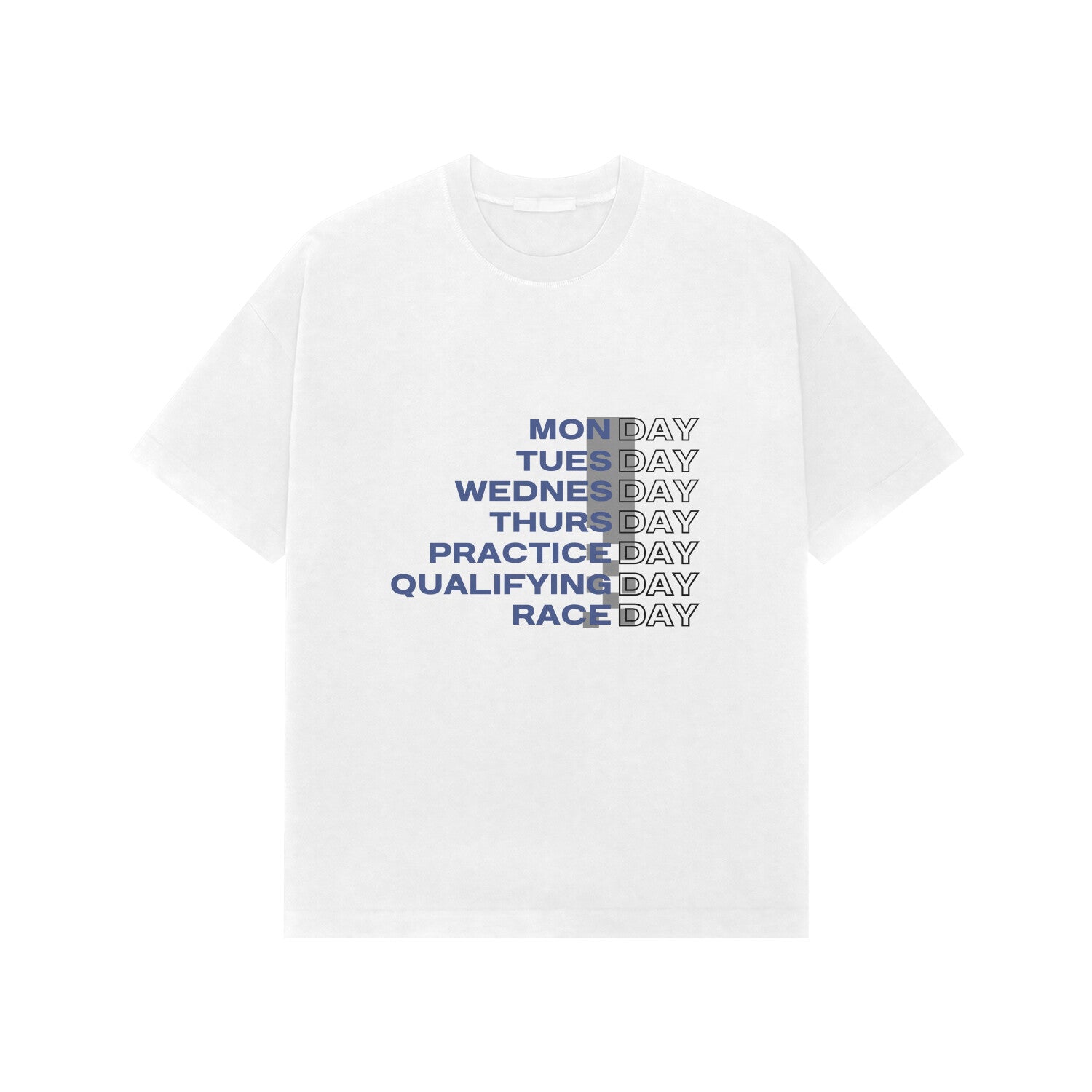 Premium Motorsport Weekdays Oversized T-Shirt