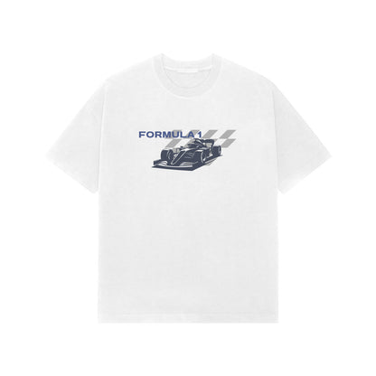 Premium Formula 1 Oversized T-Shirt White