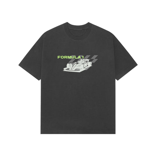 Premium Formula 1 Oversized T-Shirt Black