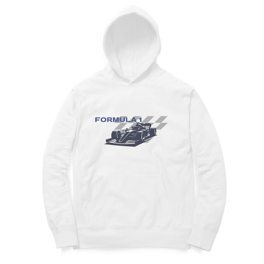F1 Hoodie White
